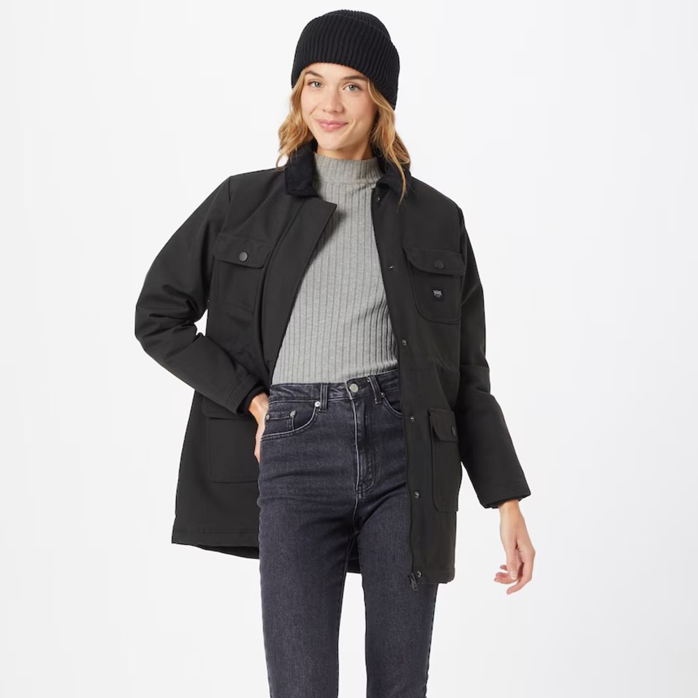 VANS Women's DrillCore Long II MTE Winter Jacket in black (NWOT)